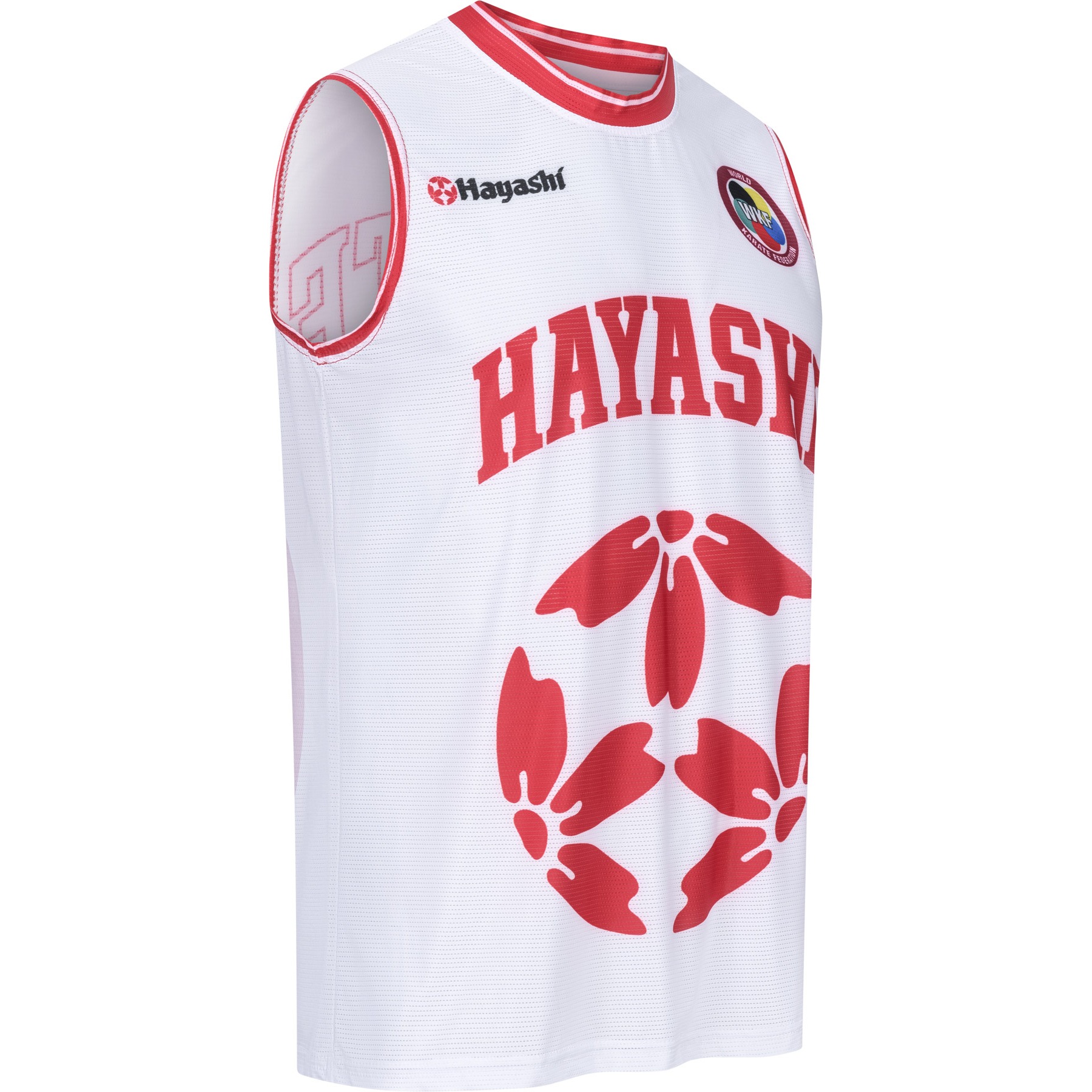 Hayashi Tank top - WKF Sports - Wit Hayashi Tank top - WKF Sports - Wit