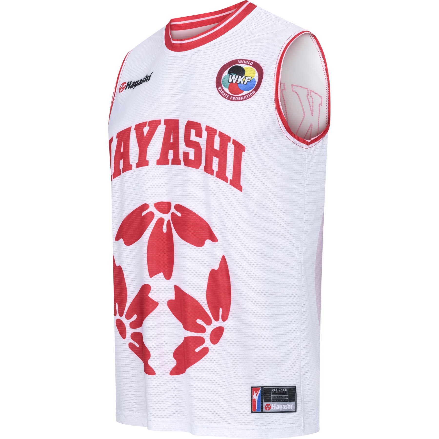 Hayashi Tank top - WKF Sports - Wit Hayashi Tank top - WKF Sports - Wit