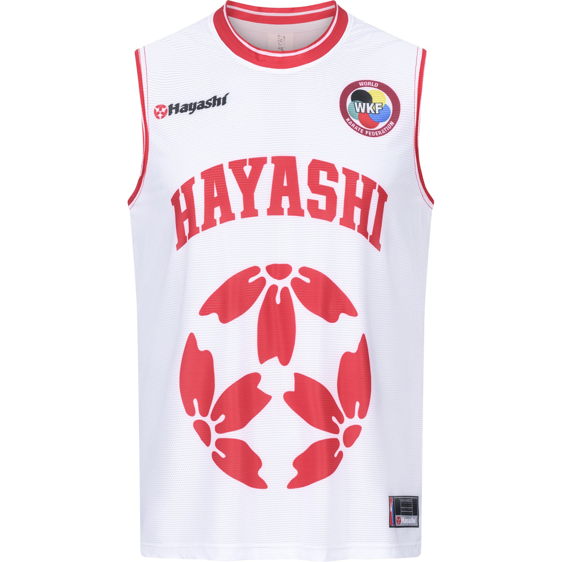 Hayashi Tank top - WKF Sports - Wit Hayashi Tank top - WKF Sports - Wit