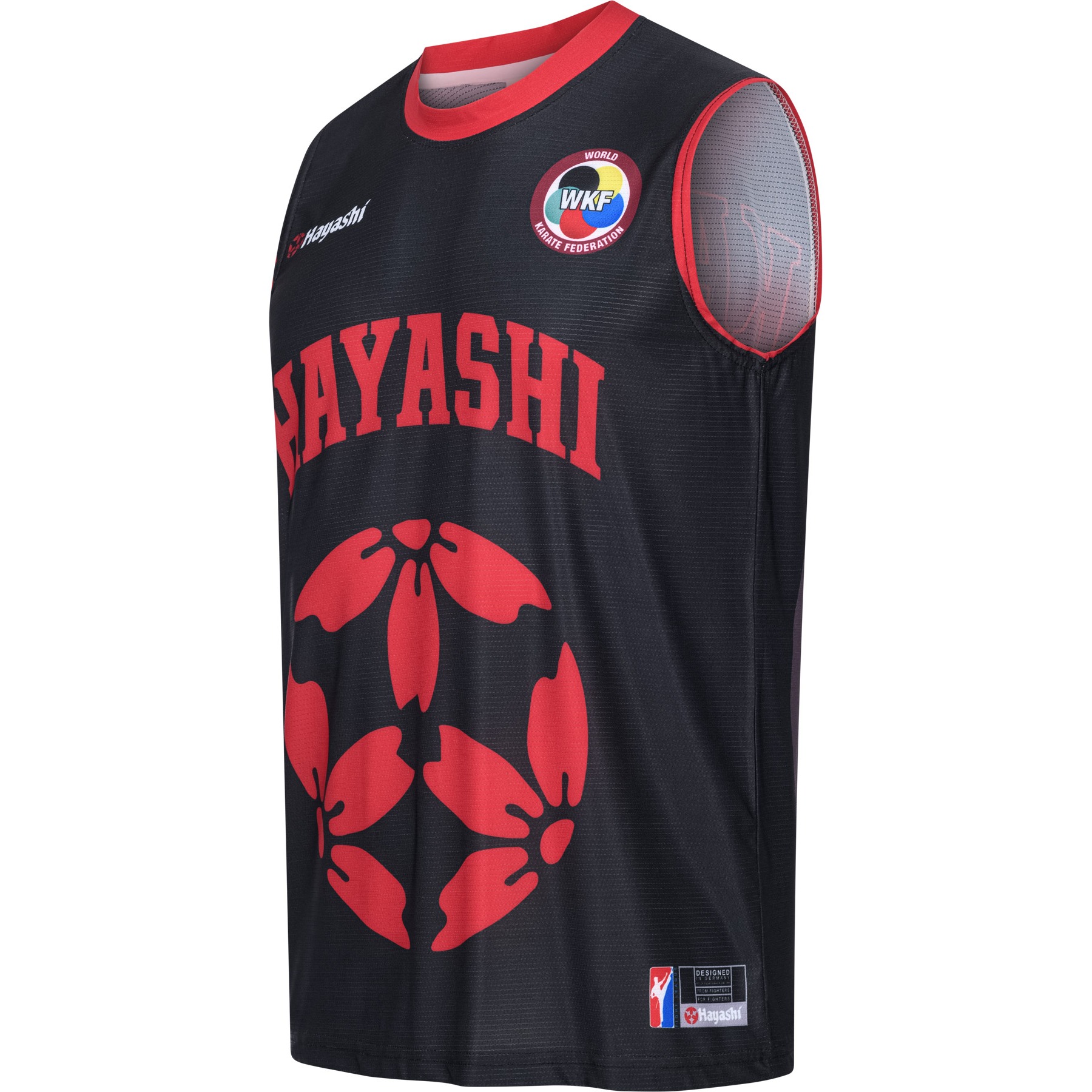 Hayashi Tank top - WKF Sports - Zwart Hayashi Tank top - WKF Sports - Zwart