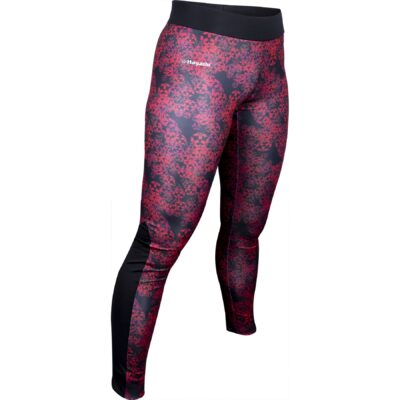 Hayashi Sportleggings - Flowers - Zwart / Rood Hayashi Sportleggings - Flowers - Zwart / Rood