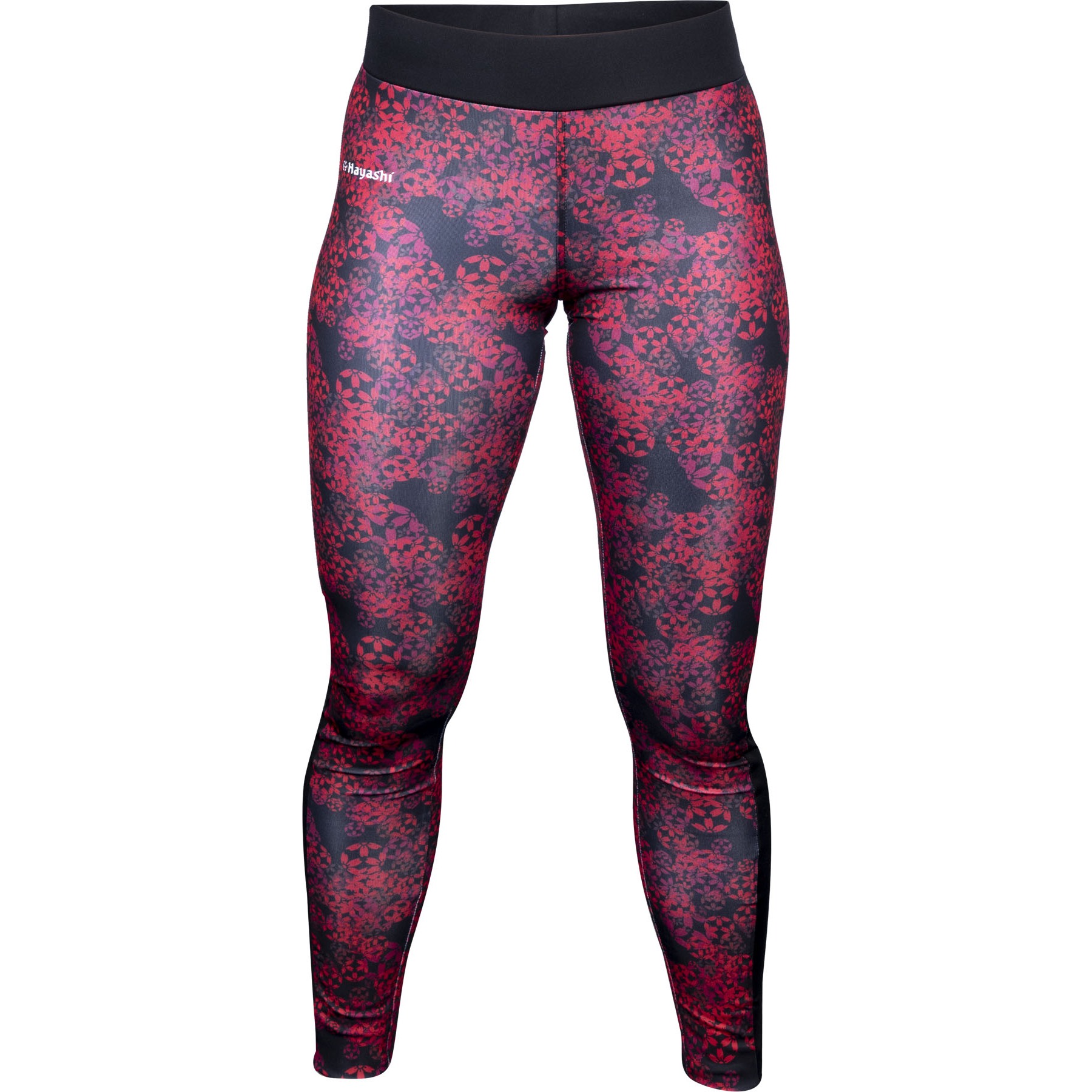 Hayashi Sportleggings - Flowers - Zwart / Rood Hayashi Sportleggings - Flowers - Zwart / Rood