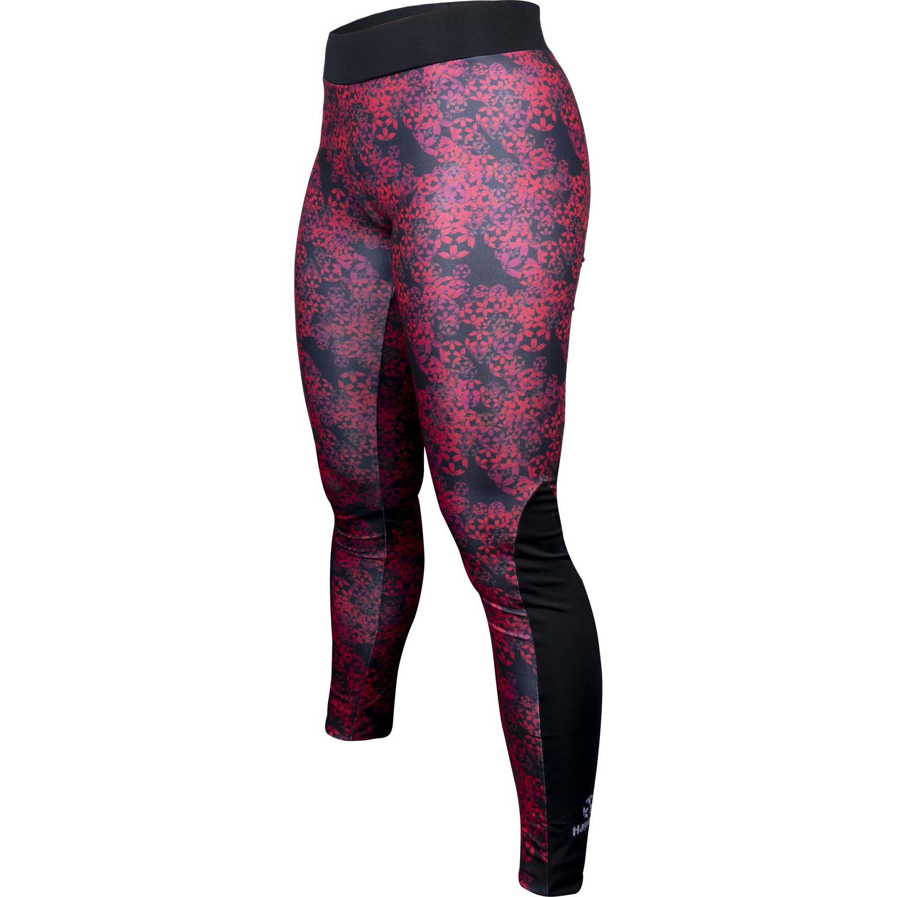 Hayashi Sportleggings - Flowers - Zwart / Rood Hayashi Sportleggings - Flowers - Zwart / Rood
