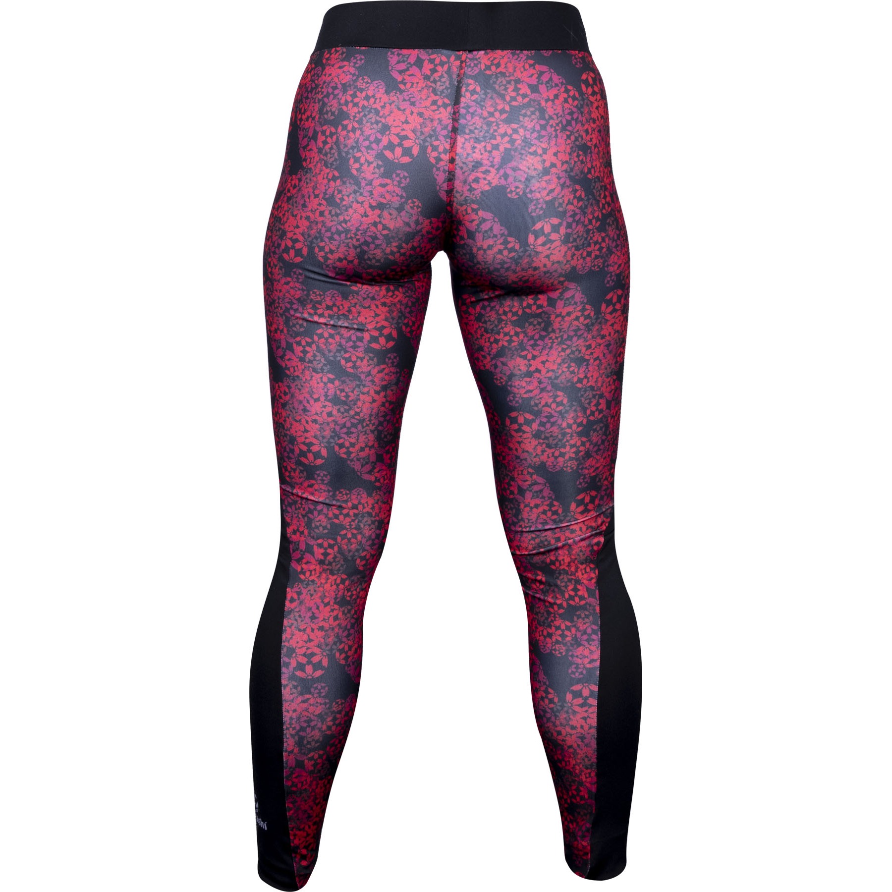 Hayashi Sportleggings - Flowers - Zwart / Rood Hayashi Sportleggings - Flowers - Zwart / Rood