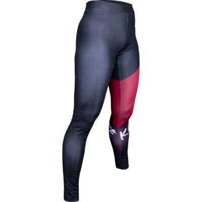 Hayashi Sportleggings - WKF Vista - Zwart / Rood Hayashi Sportleggings - WKF Vista - Zwart / Rood