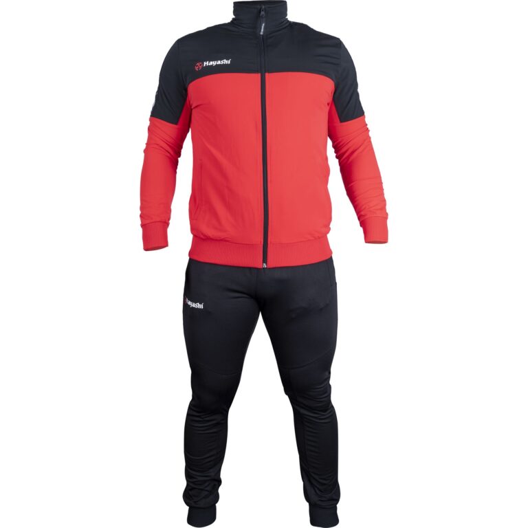 Hayashi Trainingspak - Bounce - Zwart / Rood