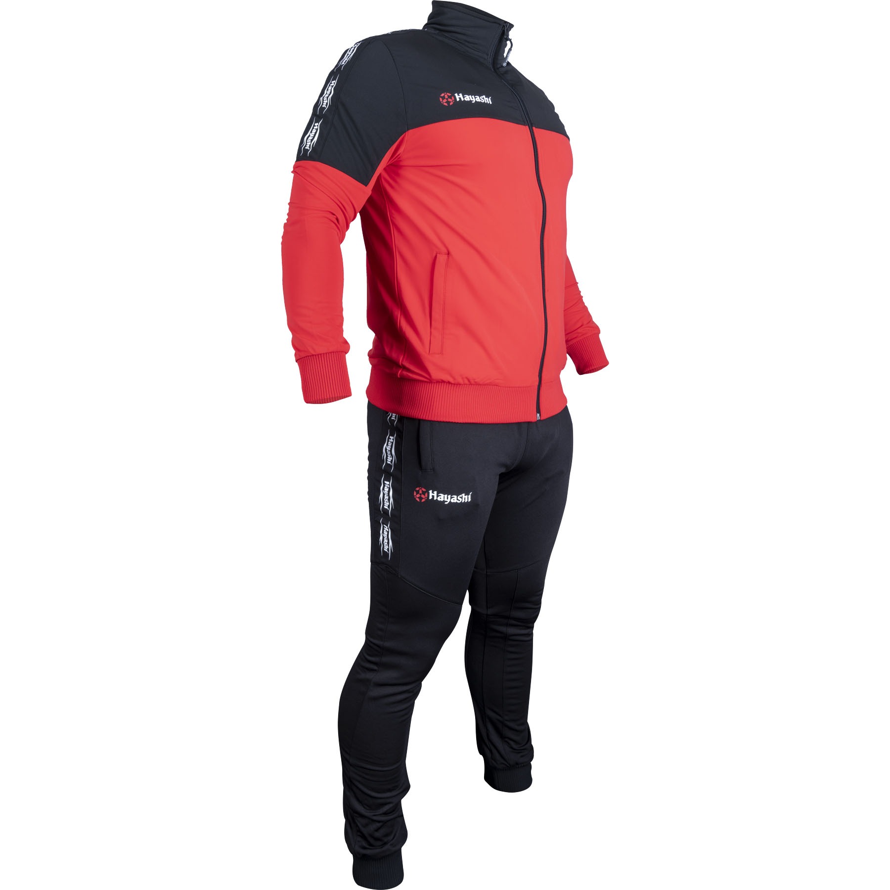 Hayashi Trainingspak - Bounce - Zwart / Rood Hayashi Trainingspak - Bounce - Zwart / Rood
