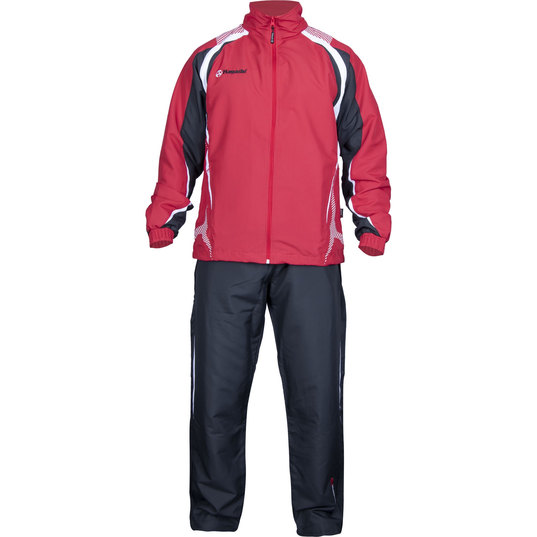 Hayashi Trainingspak - Tracksuit for Kids - Rood / Zwart