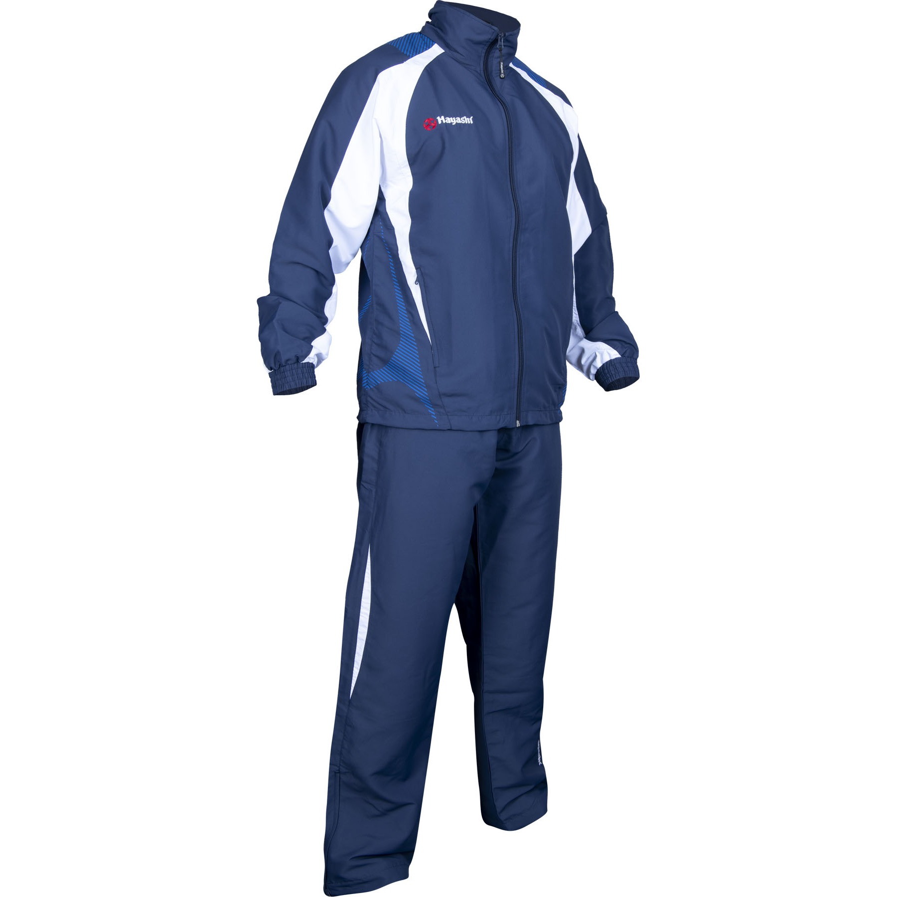 Hayashi Trainingspak - Tracksuit for Kids - Blauw / Wit Hayashi Trainingspak - Tracksuit for Kids - Blauw / Wit