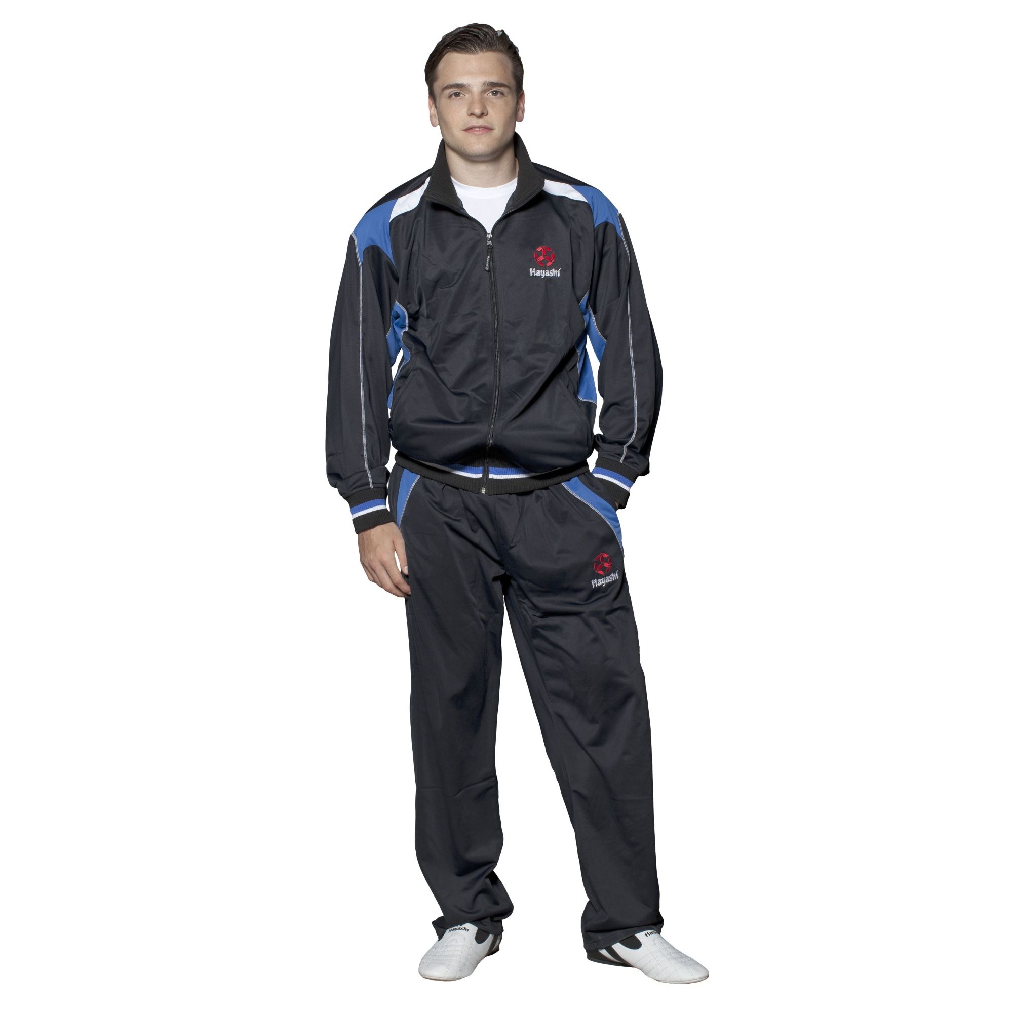Hayashi Trainingspak - Kids - Zwart / Blauw Hayashi Trainingspak - Kids - Zwart / Blauw