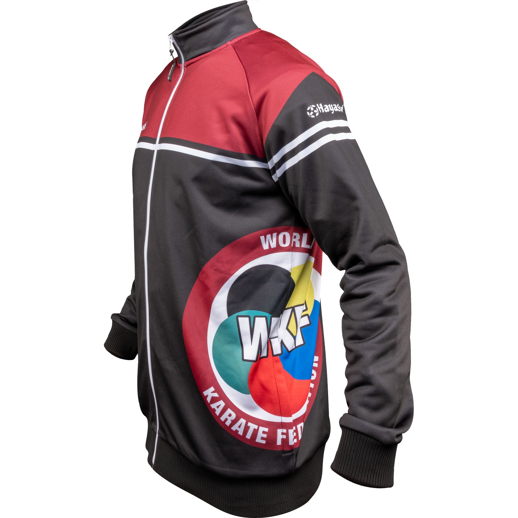 Hayashi Trainingsjas - WKF Mokuso - Zwart / Rood Hayashi Trainingsjas - WKF Mokuso - Zwart / Rood