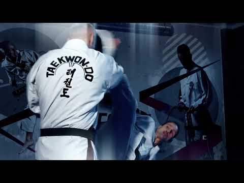 TOP TEN Taekwondo target hand mitts - Barada ITF Approved - Blauw / Wit TOP TEN Taekwondo target hand mitts - Barada ITF Approved - Blauw / Wit
