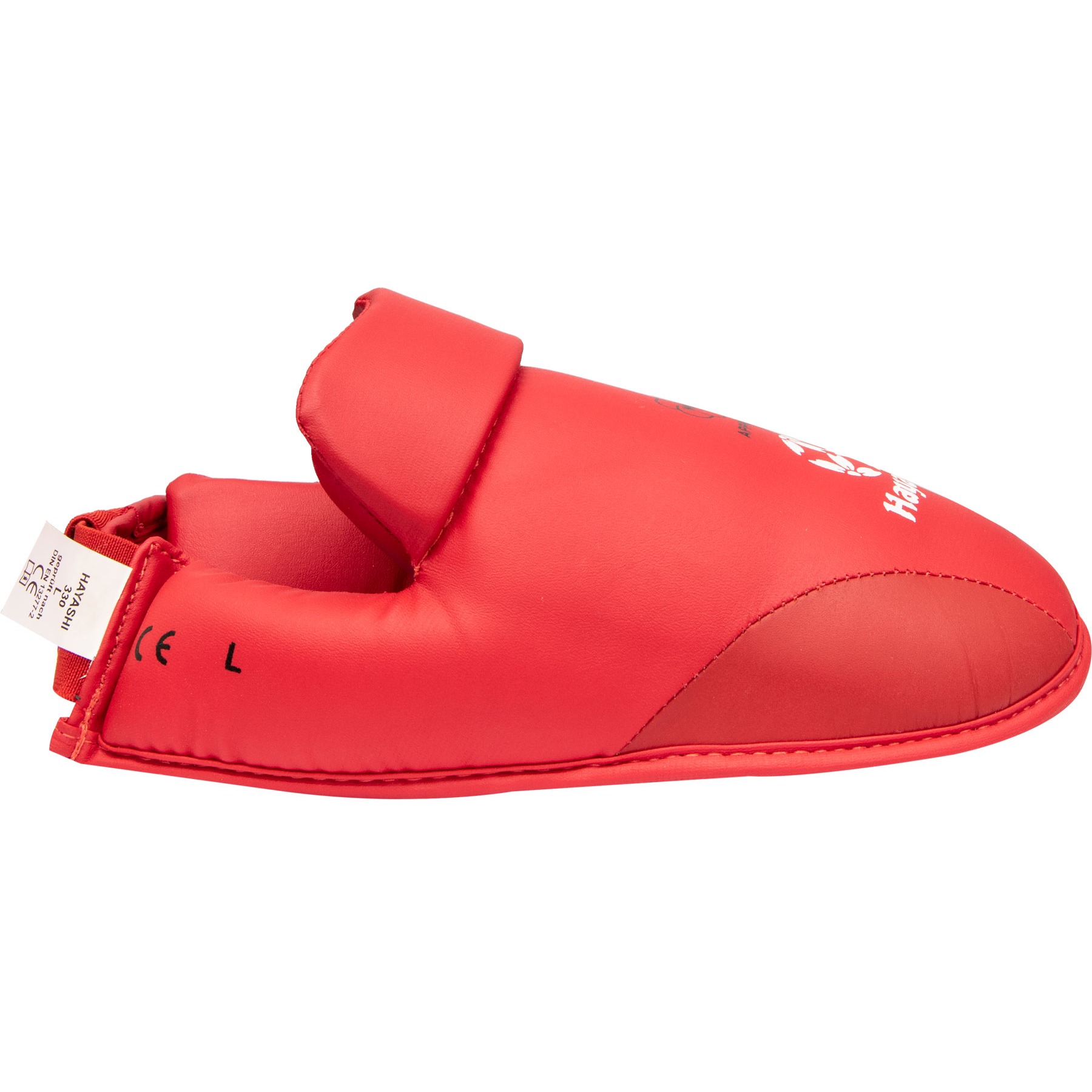 Hayashi Karate voetbeschermer - Kicks for Karate WKF Approved - Rood Hayashi Karate voetbeschermer - Kicks for Karate WKF Approved - Rood