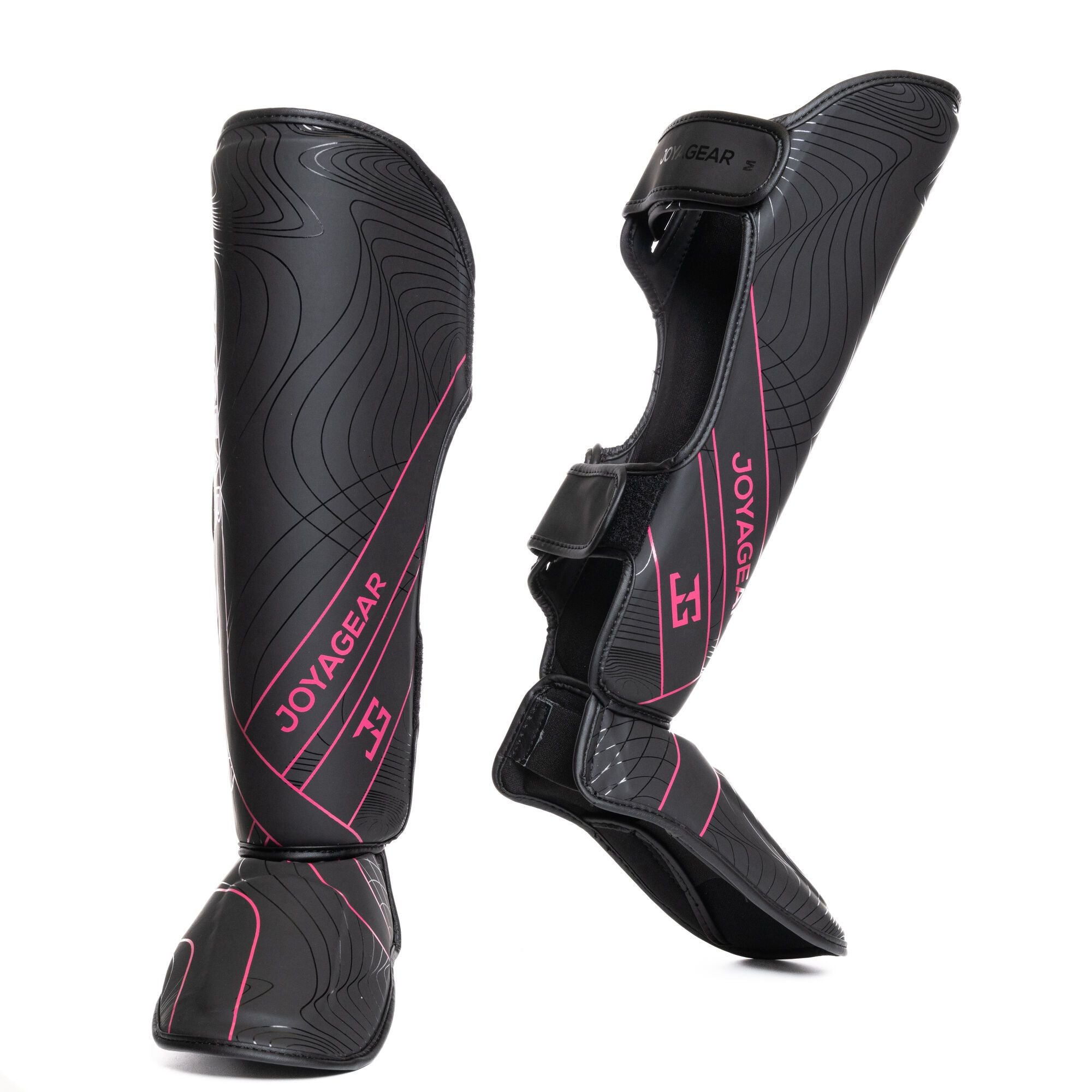 Joya Essential Scheenbeschermers Zwart Roze Joya Essential Scheenbeschermers Zwart Roze