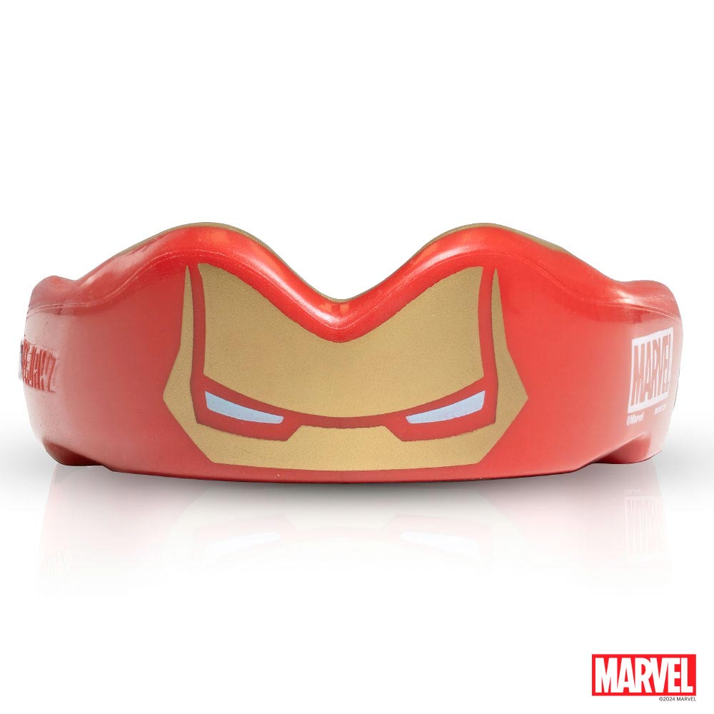 SAFEJAWZ Gebitsbeschermer - Extro Marvel Iron Man - Rood / Goud - Afbeelding 2