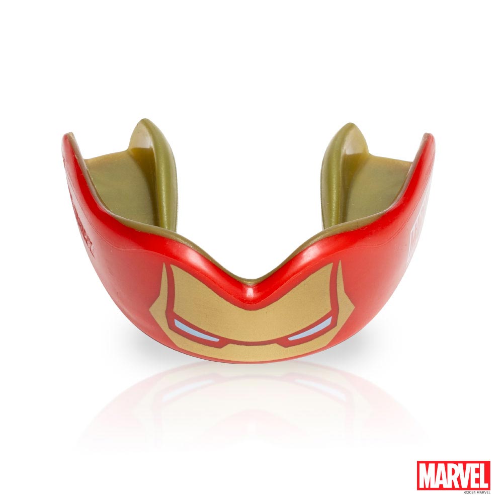 SAFEJAWZ Gebitsbeschermer - Extro Marvel Iron Man - Rood / Goud - Afbeelding 4