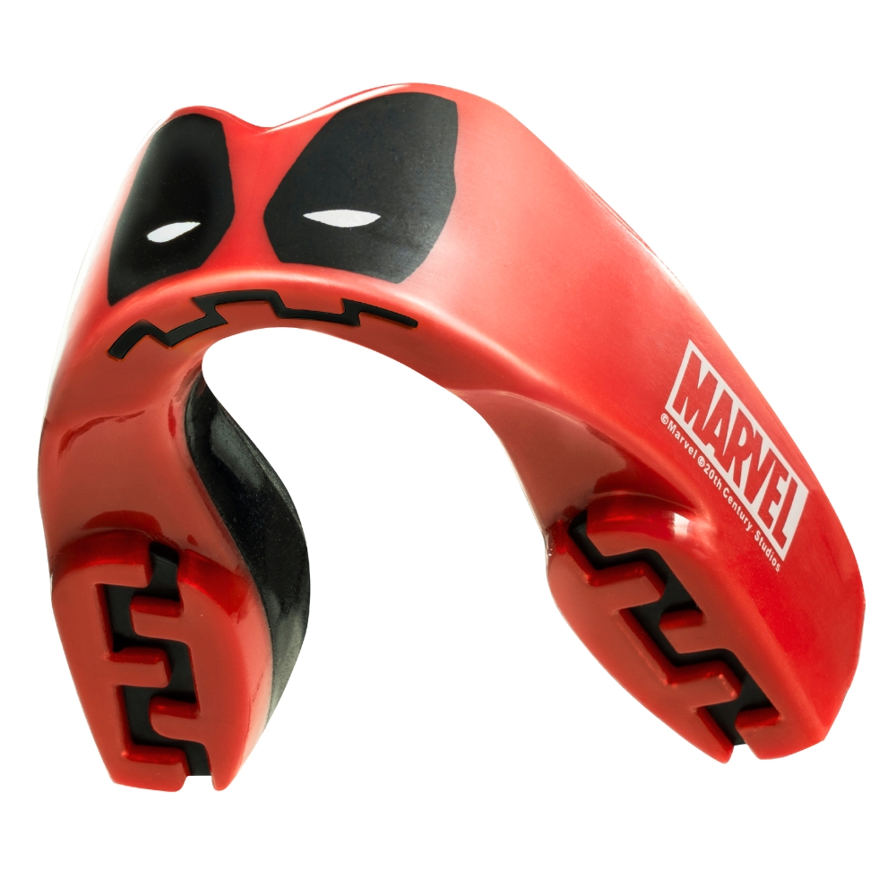 Safejawz Gebitsbeschermer - Marvel Deadpool Mouthguard Adult - Rood Safejawz Gebitsbeschermer - Marvel Deadpool Mouthguard Adult - Rood