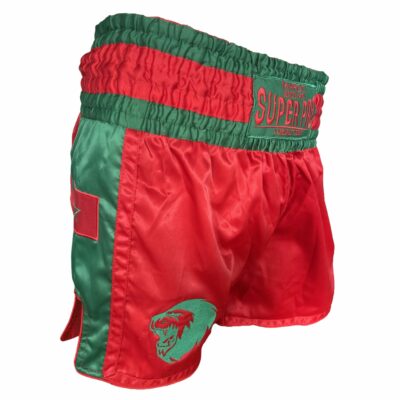 Super Pro Combat Gear Short - Thai Nations Maroc - Rood / Groen