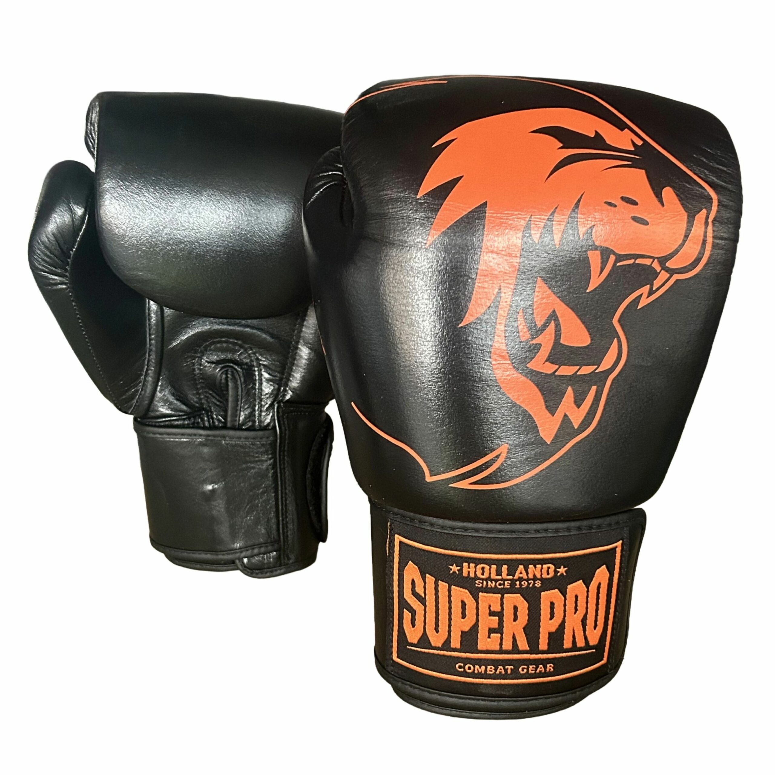 Super Pro Combat Gear Bokshandschoen - Nations Holland kids - Zwart / Oranje Super Pro Combat Gear Bokshandschoen - Nations Holland kids - Zwart / Oranje