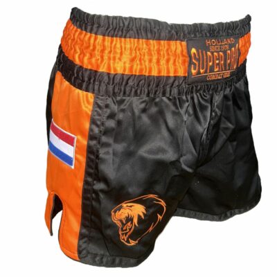 Super Pro Combat Gear Nieuw - Thai Short Nations Holland - Zwart / Oranje Super Pro Combat Gear Nieuw - Thai Short Nations Holland - Zwart / Oranje