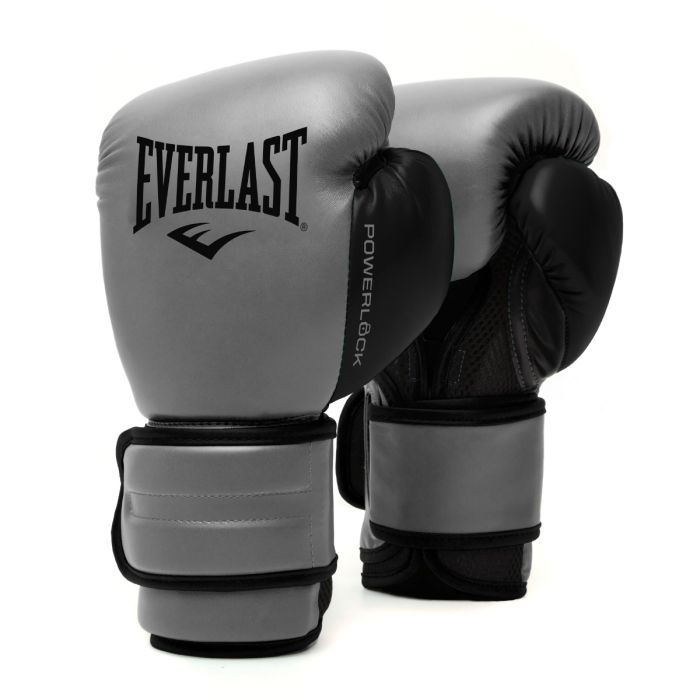 Everlast Bokshandschoen - Powerlock 2r Training Glove - Grijs