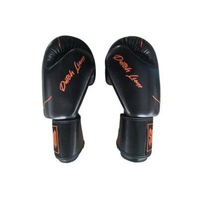 Super Pro Combat Gear Bokshandschoen - Nations Holland leder - Zwart / Oranje