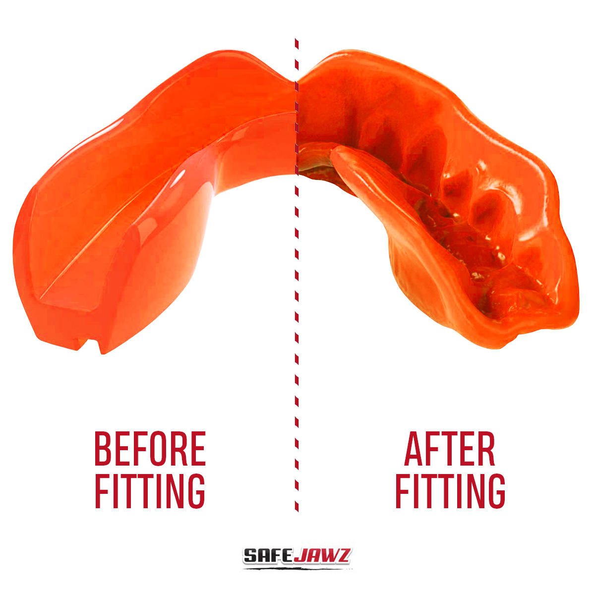 SAFEJAWZ Gebitsbescherming - Intro Fluro - Oranje - Afbeelding 2