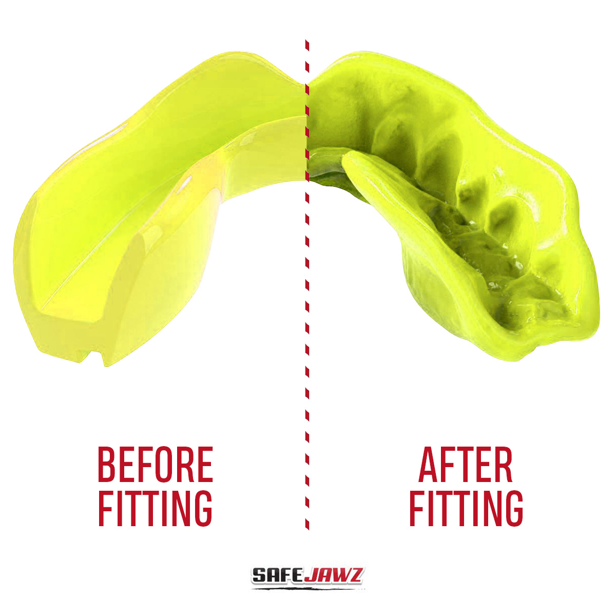 SAFEJAWZ Gebitsbescherming - Intro Fluro - Geel - Afbeelding 2