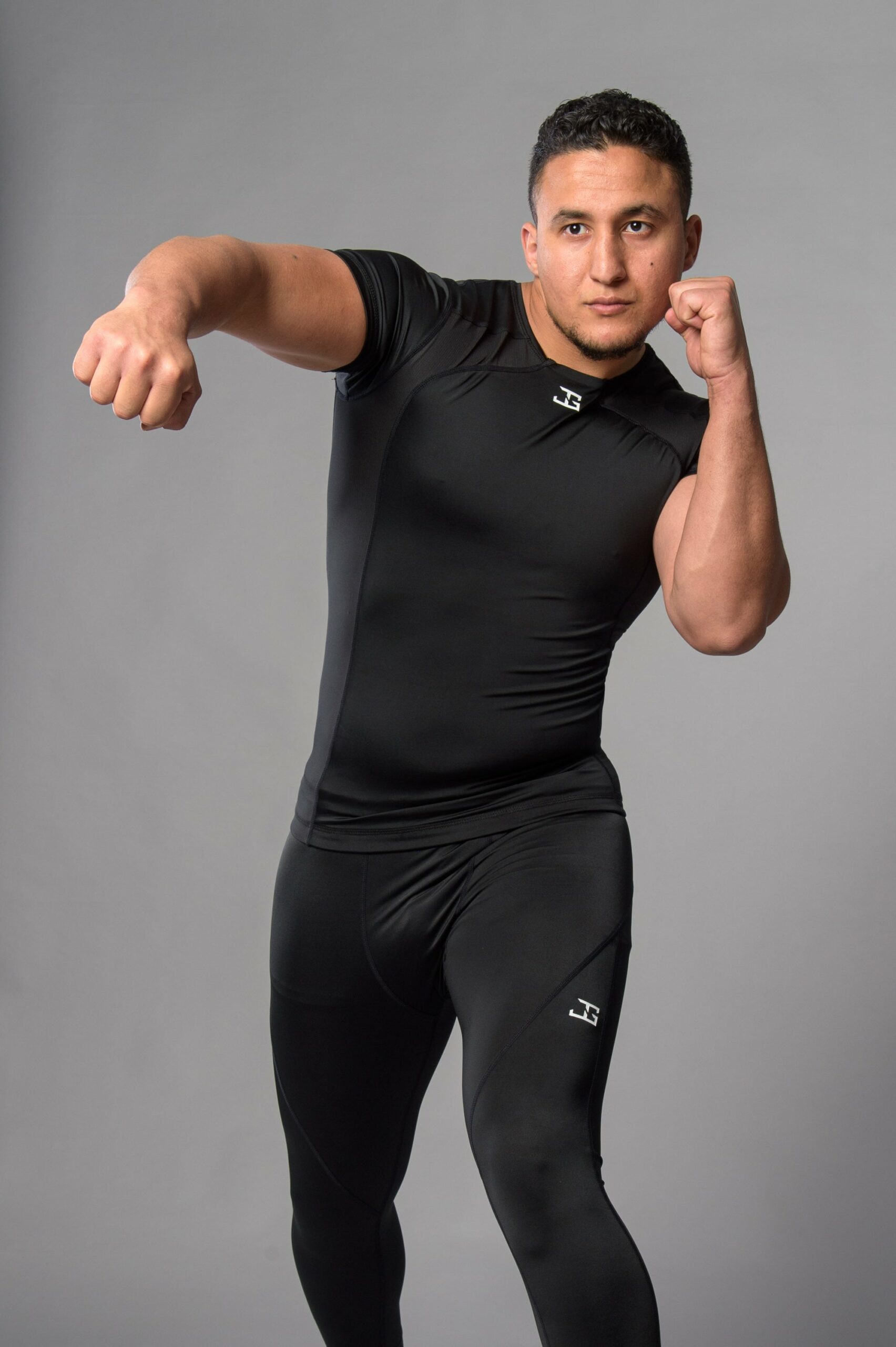 Joya Compressie Rashguard Korte Mouwen Zwart Wit Joya Compressie Rashguard Korte Mouwen Zwart Wit