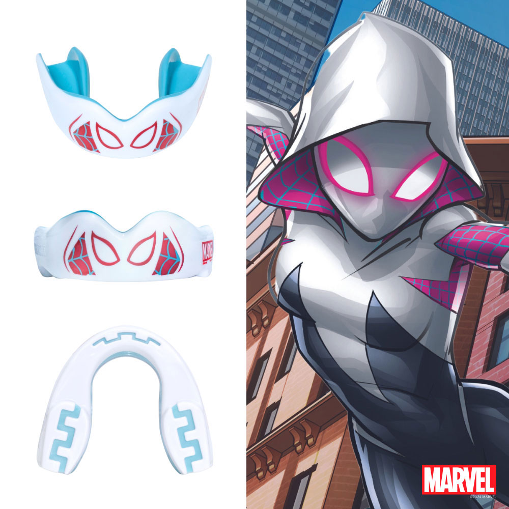 SAFEJAWZ Gebitsbeschermer - Extro Marvel Spider-Gwen - Wit / Groen - Afbeelding 5