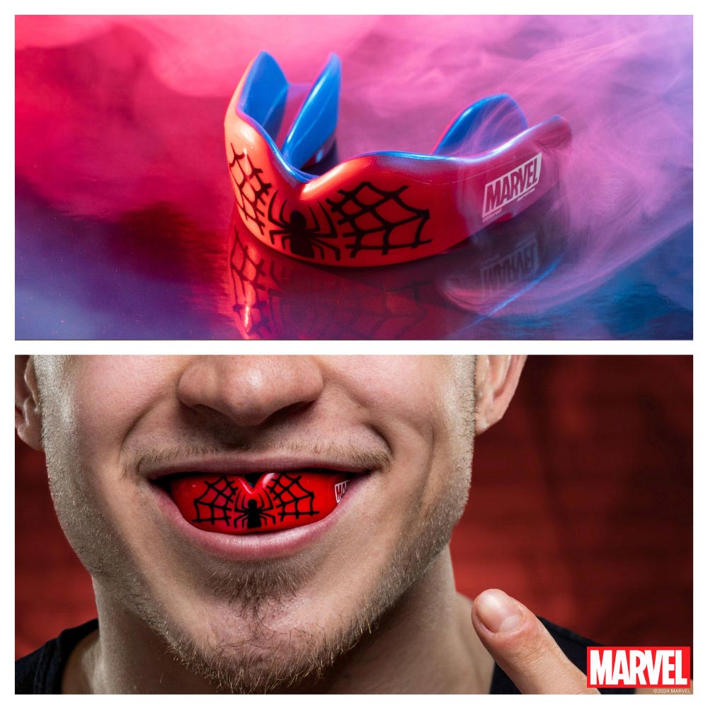 SAFEJAWZ Gebitsbeschermer - Extro Marvel Spider Man - Rood / Blauw - Afbeelding 5