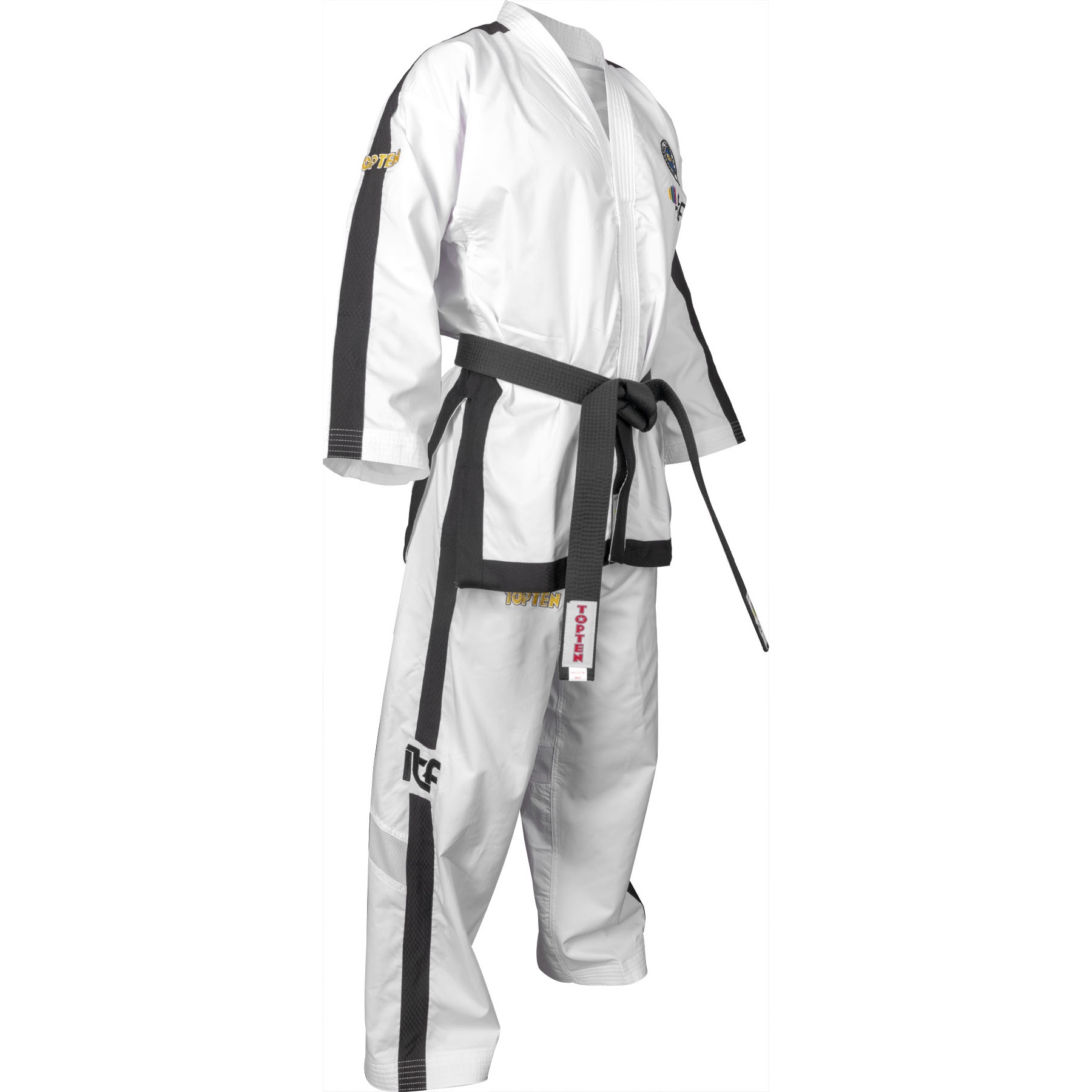 TOP TEN Taekwondopak - Premium Gold ITF Approved - Wit TOP TEN Taekwondopak - Premium Gold ITF Approved - Wit