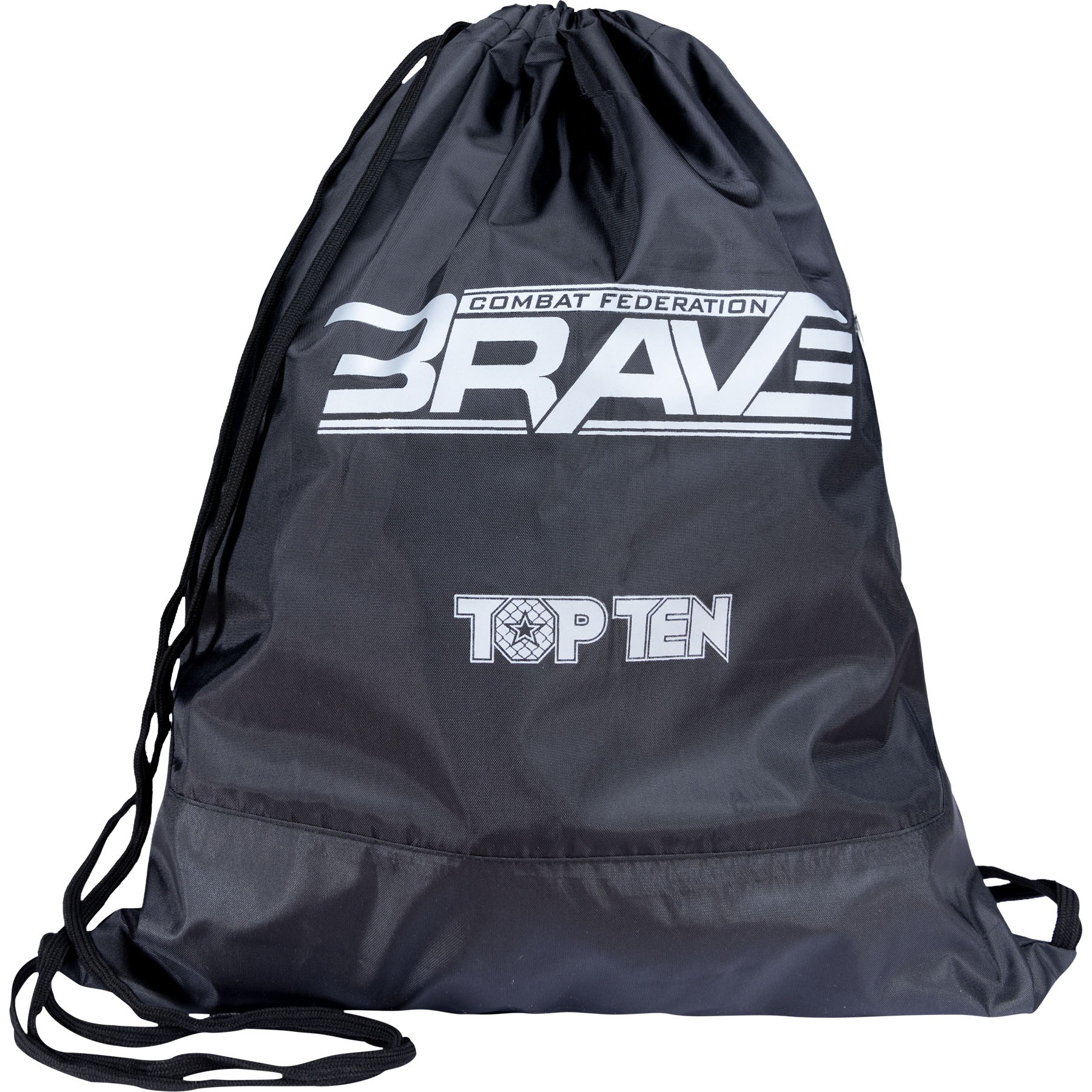 TOP TEN MMA Gym bag - BRAVE - Zwart TOP TEN MMA Gym bag - BRAVE - Zwart