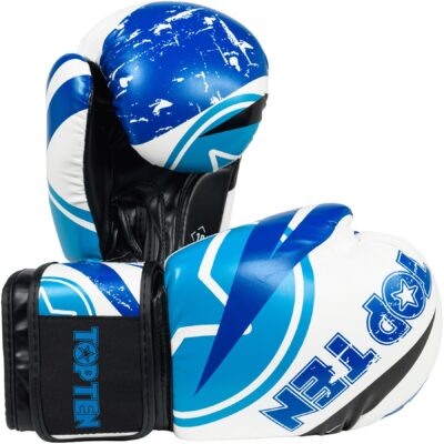 TOP TEN Bokshandschoen - Urban Arts - Blauw / Wit