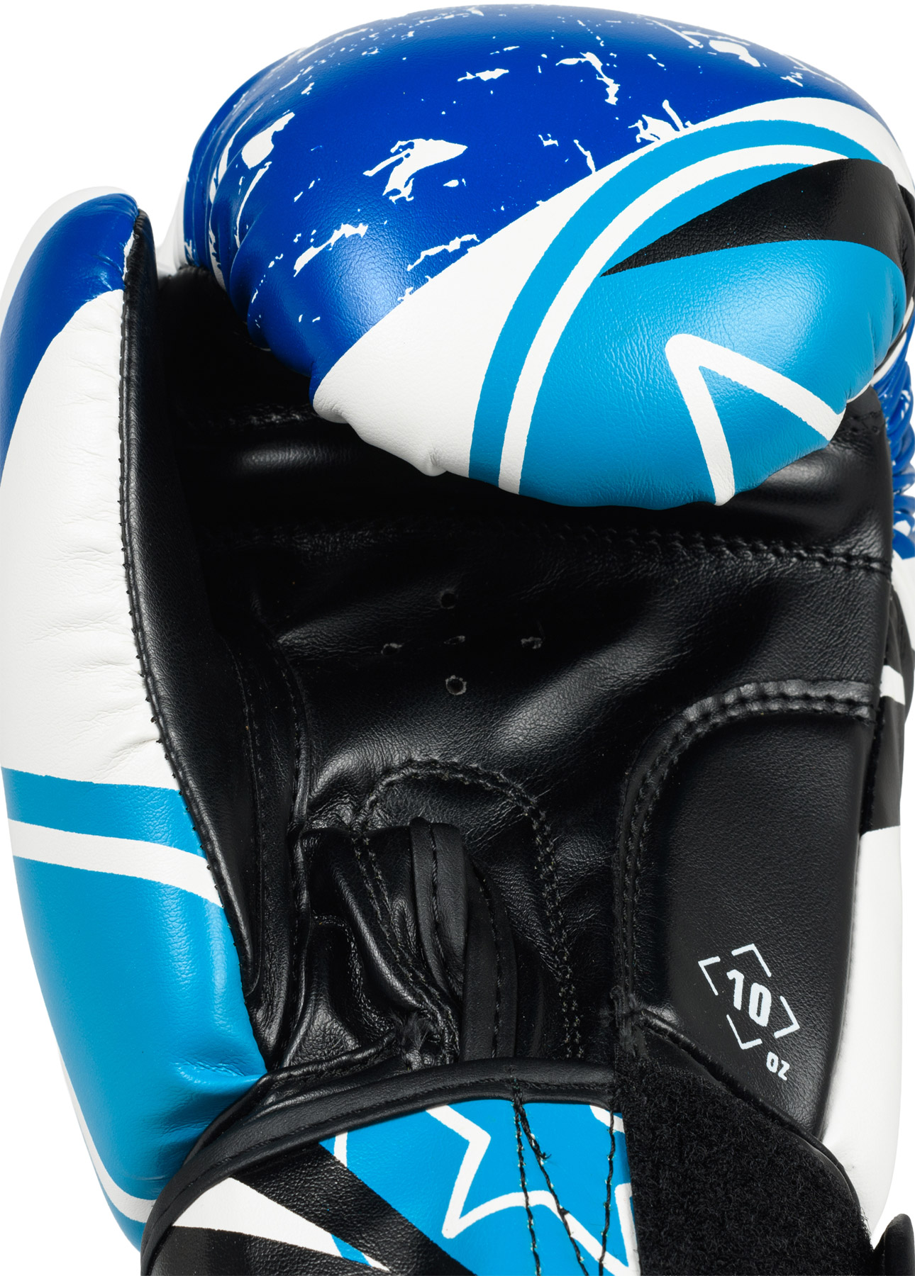 TOP TEN Bokshandschoen - Urban Arts - Blauw / Wit TOP TEN Bokshandschoen - Urban Arts - Blauw / Wit