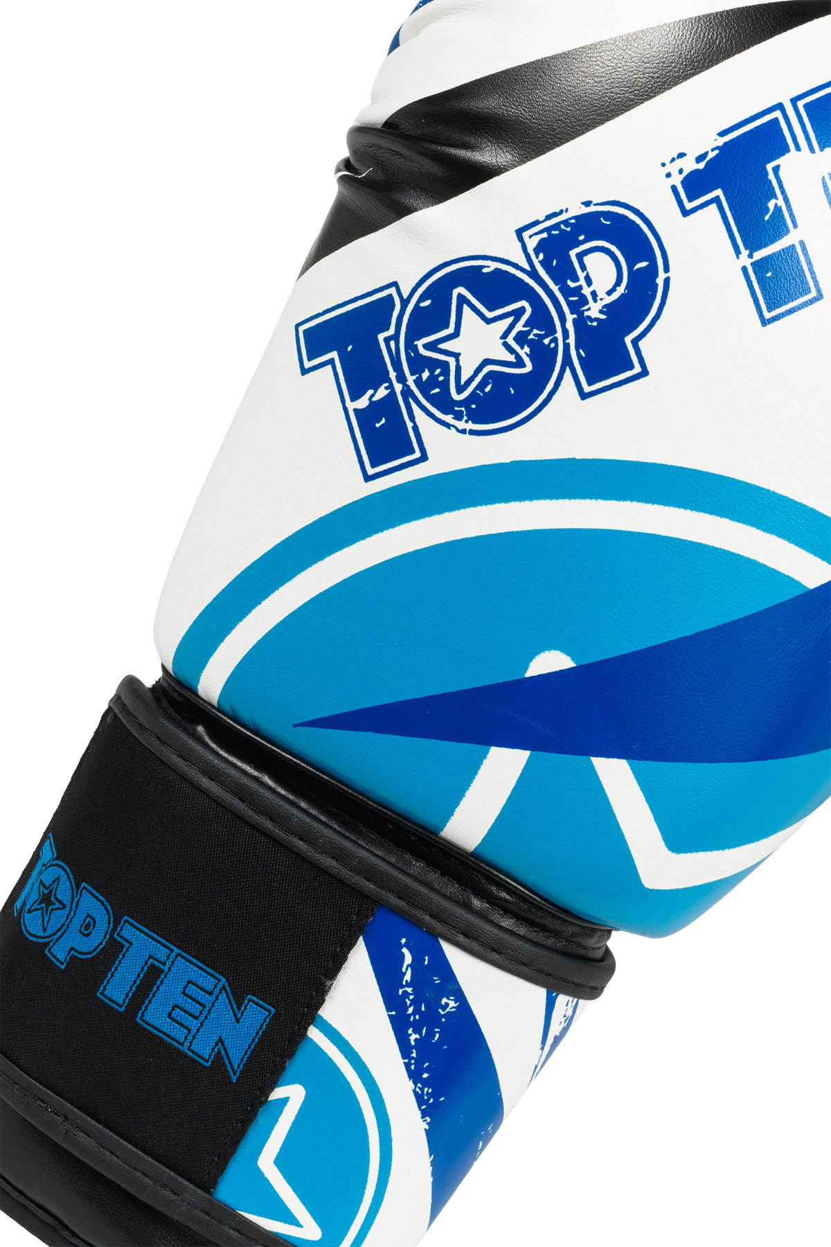 TOP TEN Bokshandschoen - Urban Arts - Blauw / Wit TOP TEN Bokshandschoen - Urban Arts - Blauw / Wit