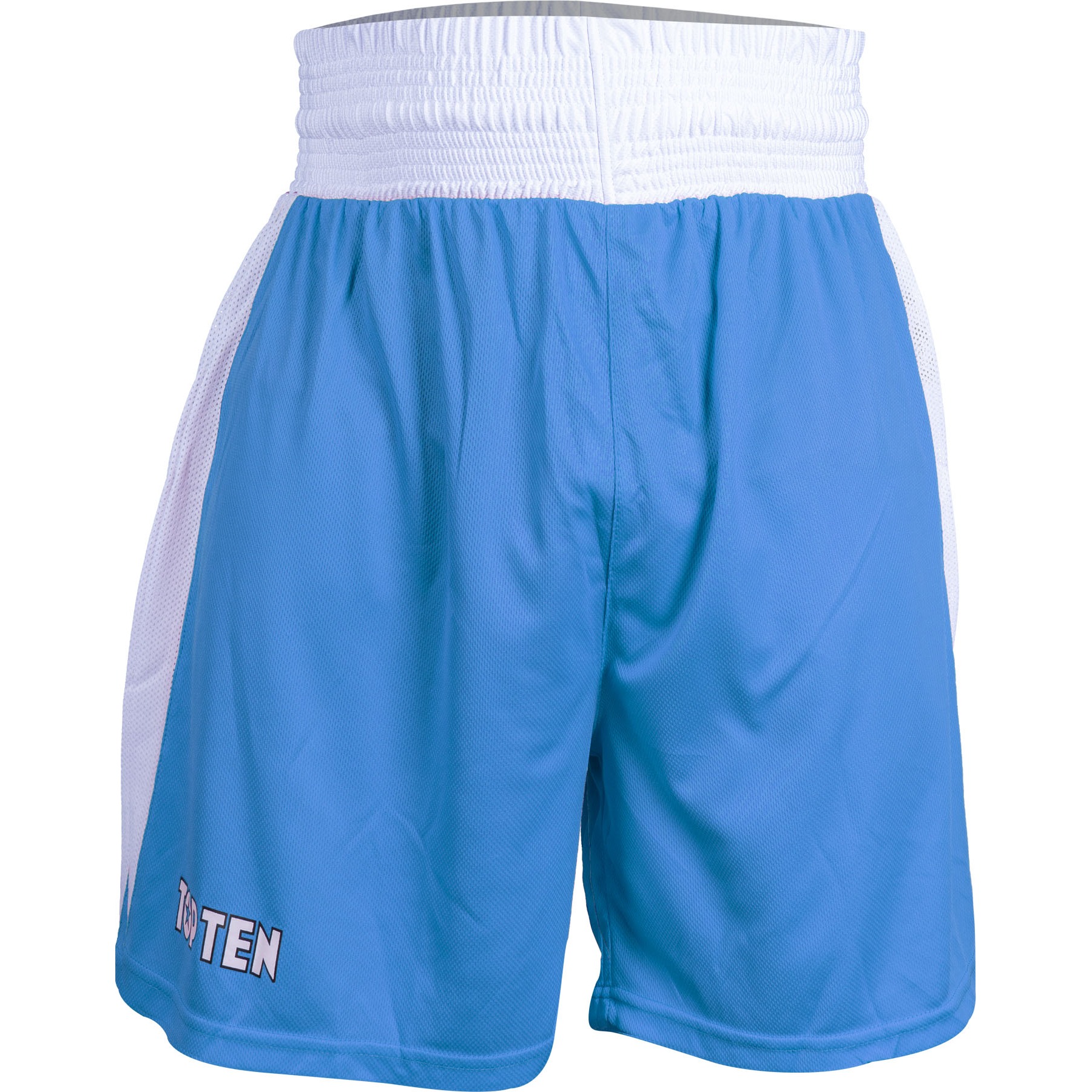 TOP TEN Kickboksbroekje - Competition - Blauw / Wit TOP TEN Kickboksbroekje - Competition - Blauw / Wit