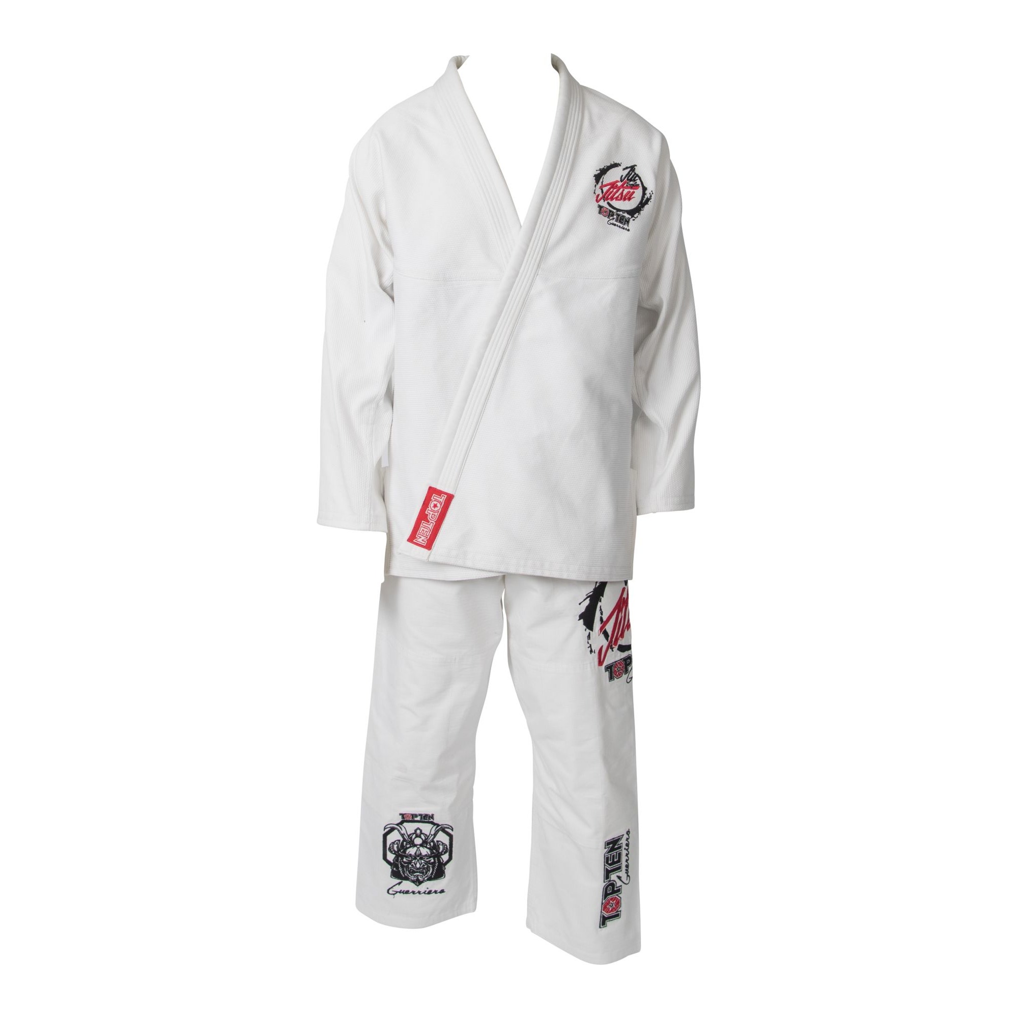 TOP TEN BJJ pak - Guerriero - Wit TOP TEN BJJ pak - Guerriero - Wit