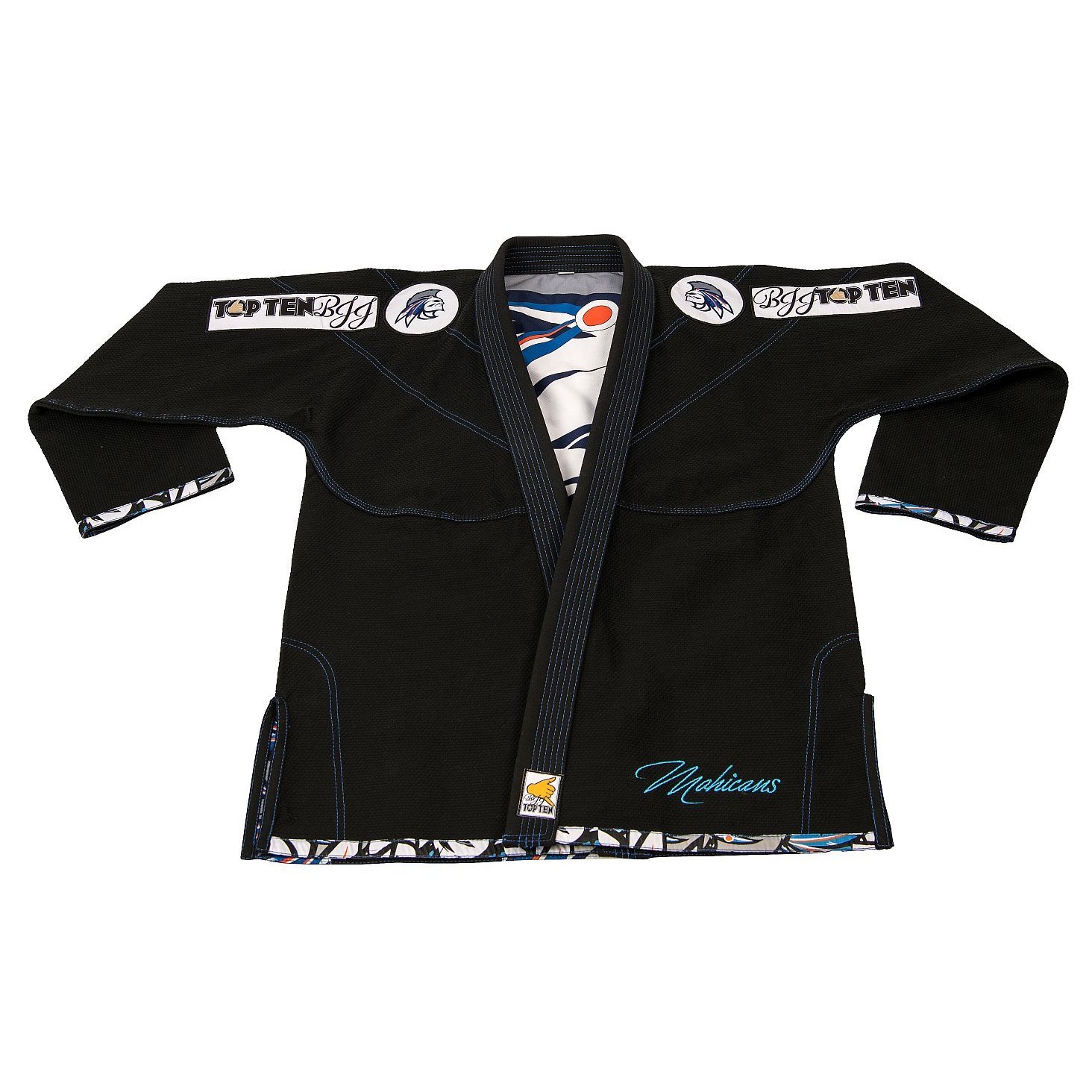 TOP TEN BJJ pak - Mohicans - Zwart TOP TEN BJJ pak - Mohicans - Zwart