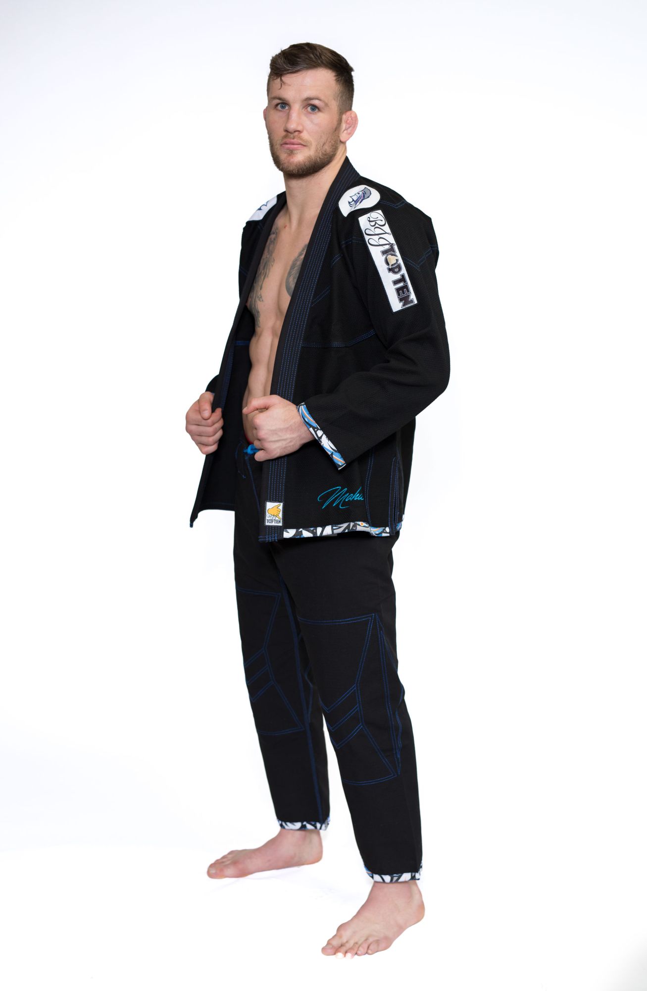 TOP TEN BJJ pak - Mohicans - Zwart TOP TEN BJJ pak - Mohicans - Zwart