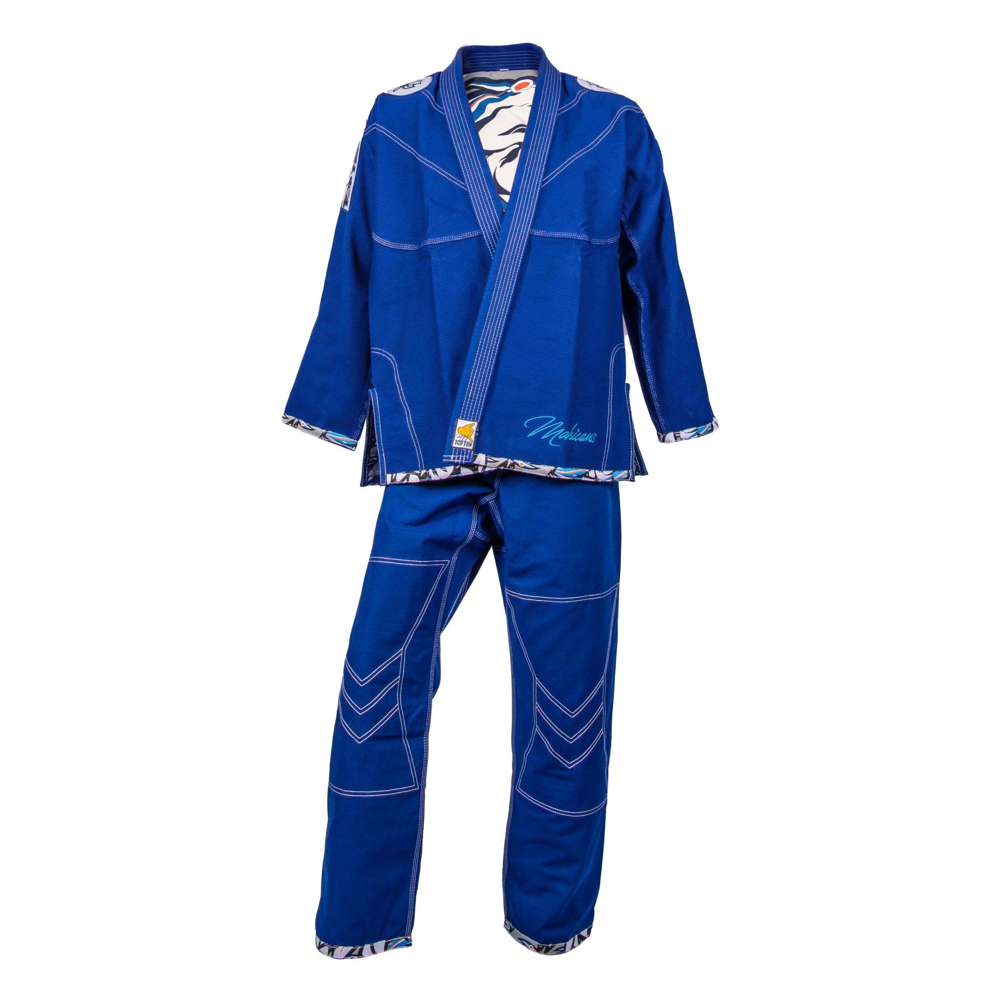 TOP TEN BJJ pak - Mohicans - Blauw TOP TEN BJJ pak - Mohicans - Blauw