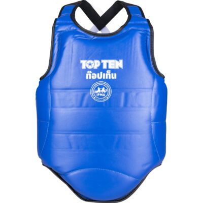 TOP TEN Body protector - Jot Muay IFMA - Blauw TOP TEN Body protector - Jot Muay IFMA - Blauw