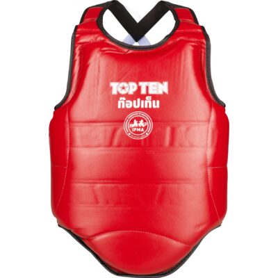 TOP TEN Body protector - Jot Muay IFMA - Rood TOP TEN Body protector - Jot Muay IFMA - Rood