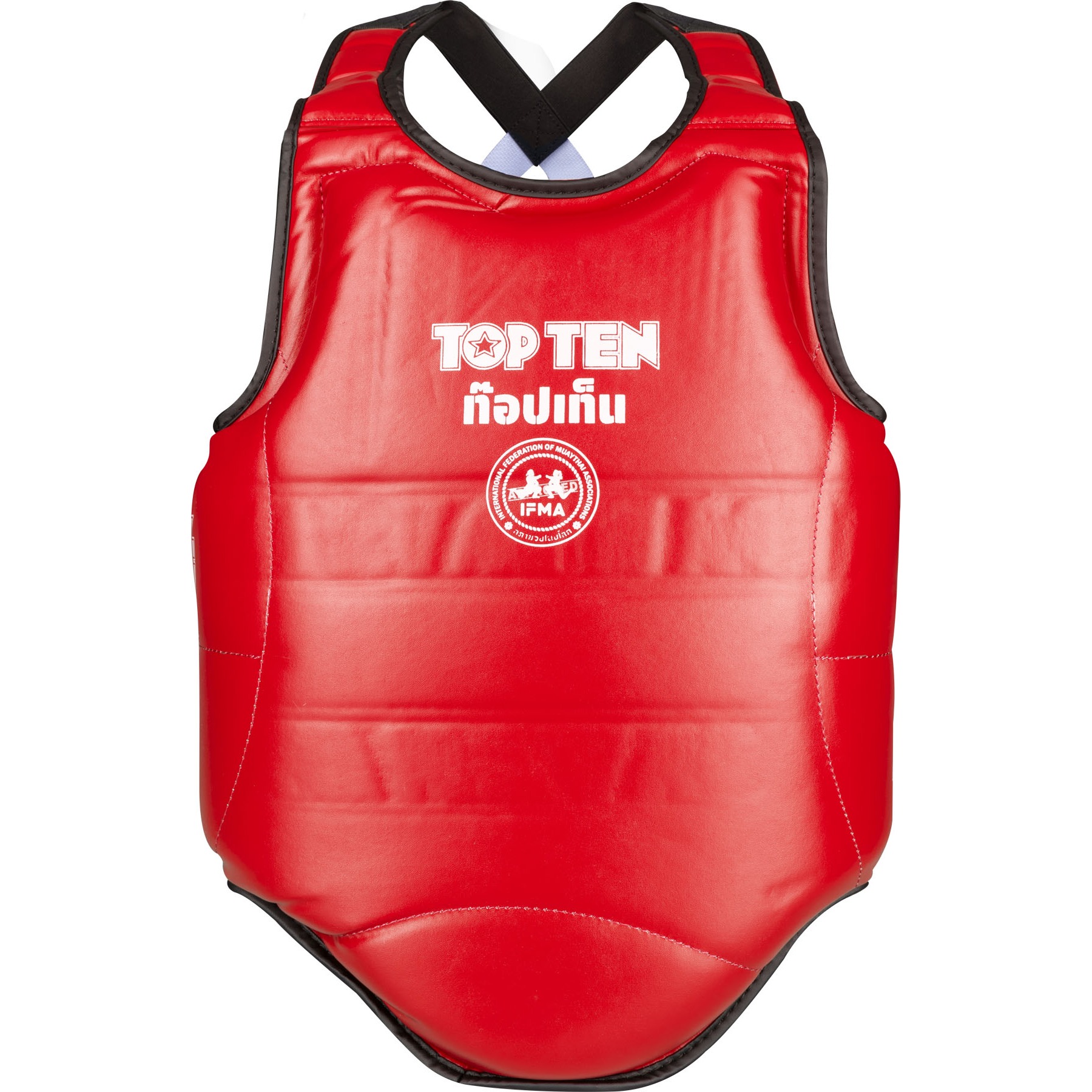 TOP TEN Body protector - Jot Muay IFMA - Rood TOP TEN Body protector - Jot Muay IFMA - Rood