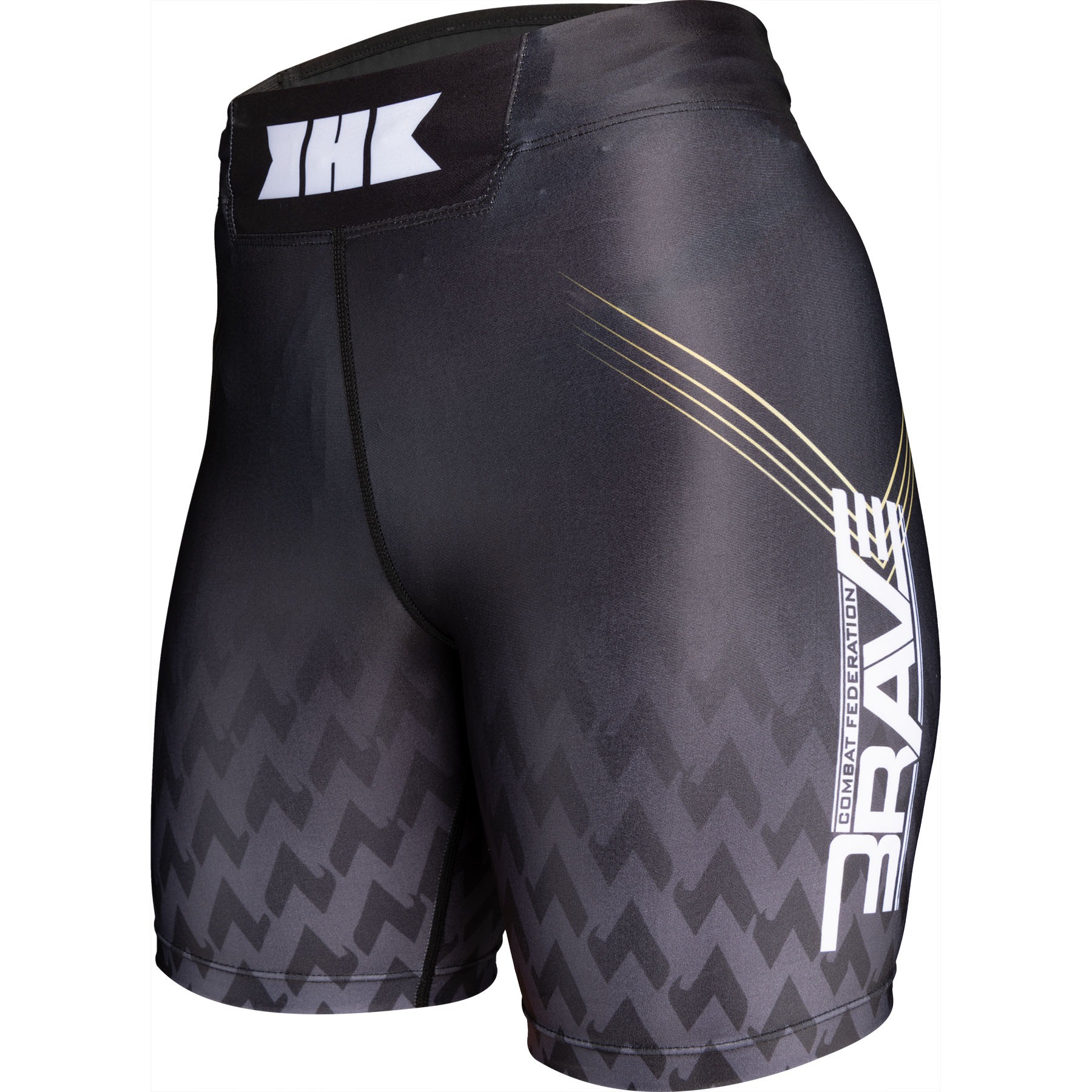 TOP TEN MMA Compressieshort voor dames - BRAVE Fight Night - Zwart TOP TEN MMA Compressieshort voor dames - BRAVE Fight Night - Zwart