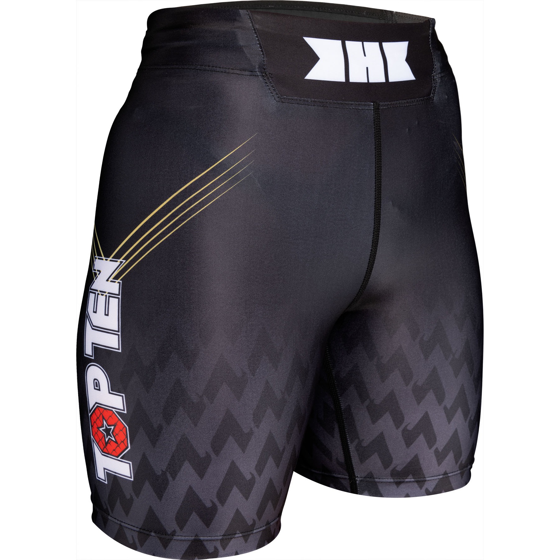 TOP TEN MMA Compressieshort voor dames - BRAVE Fight Night - Zwart TOP TEN MMA Compressieshort voor dames - BRAVE Fight Night - Zwart