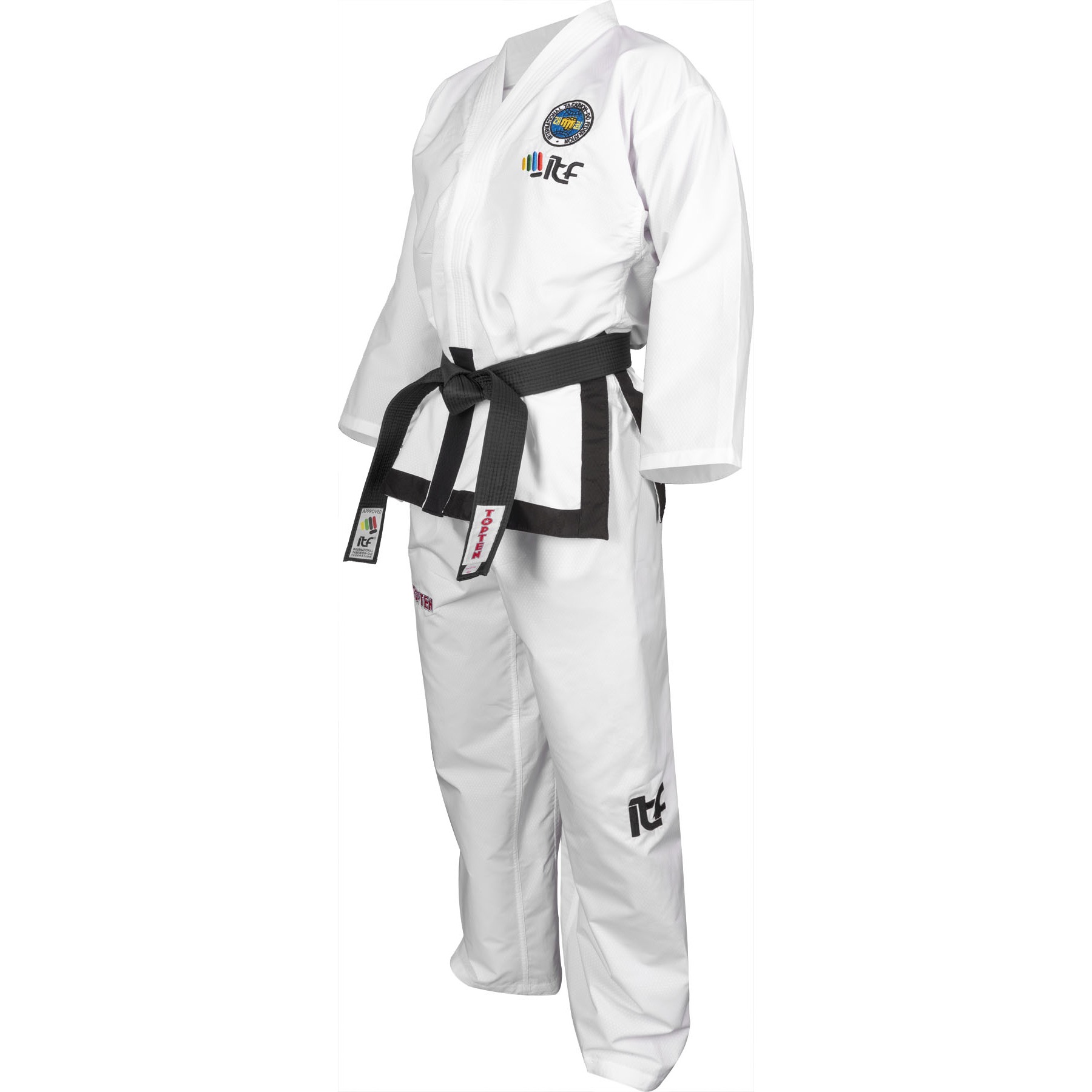TOP TEN Taekwondopak - Diamond ITF Approved - Wit TOP TEN Taekwondopak - Diamond ITF Approved - Wit