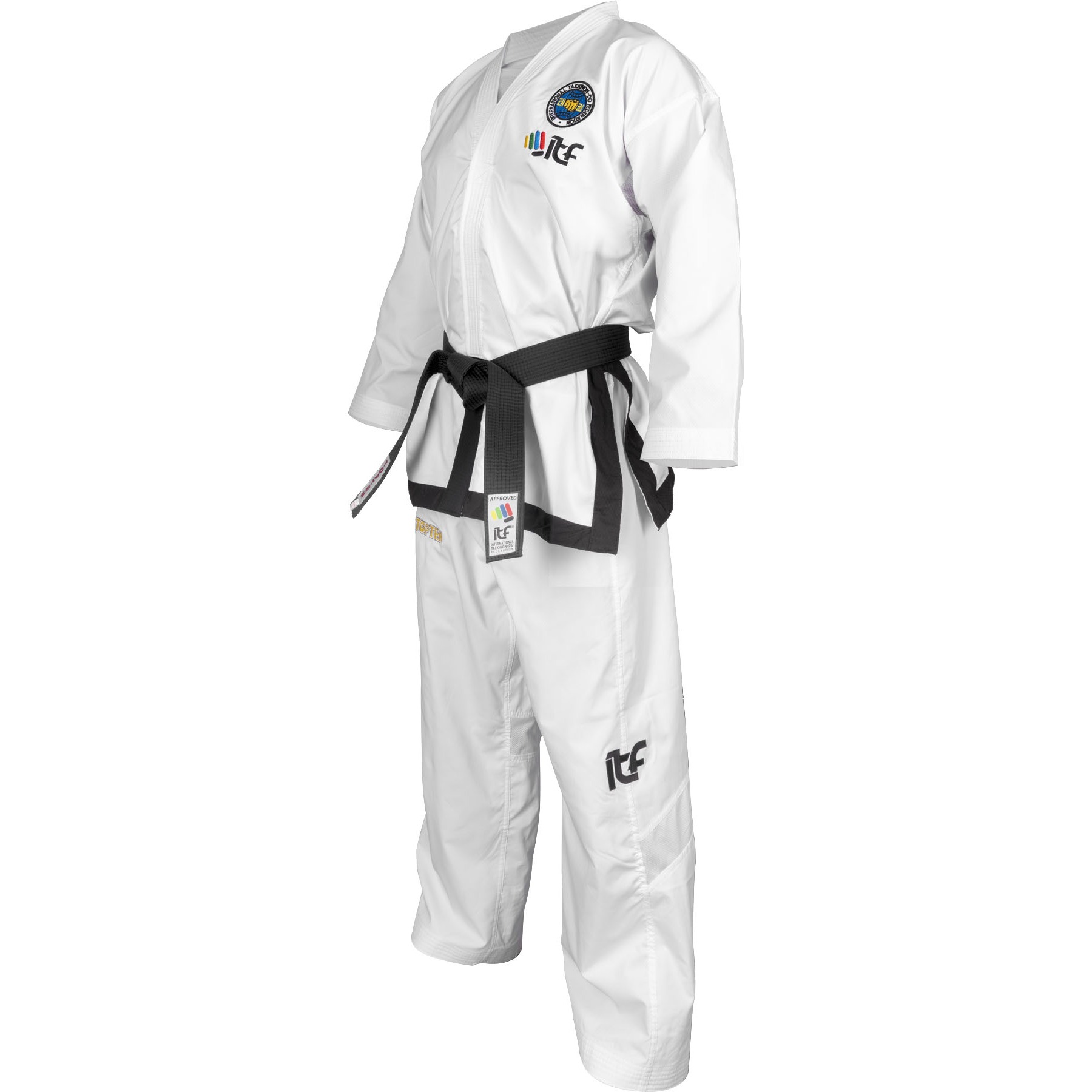 TOP TEN Taekwondopak - Premium Gold ITF Approved - Wit TOP TEN Taekwondopak - Premium Gold ITF Approved - Wit