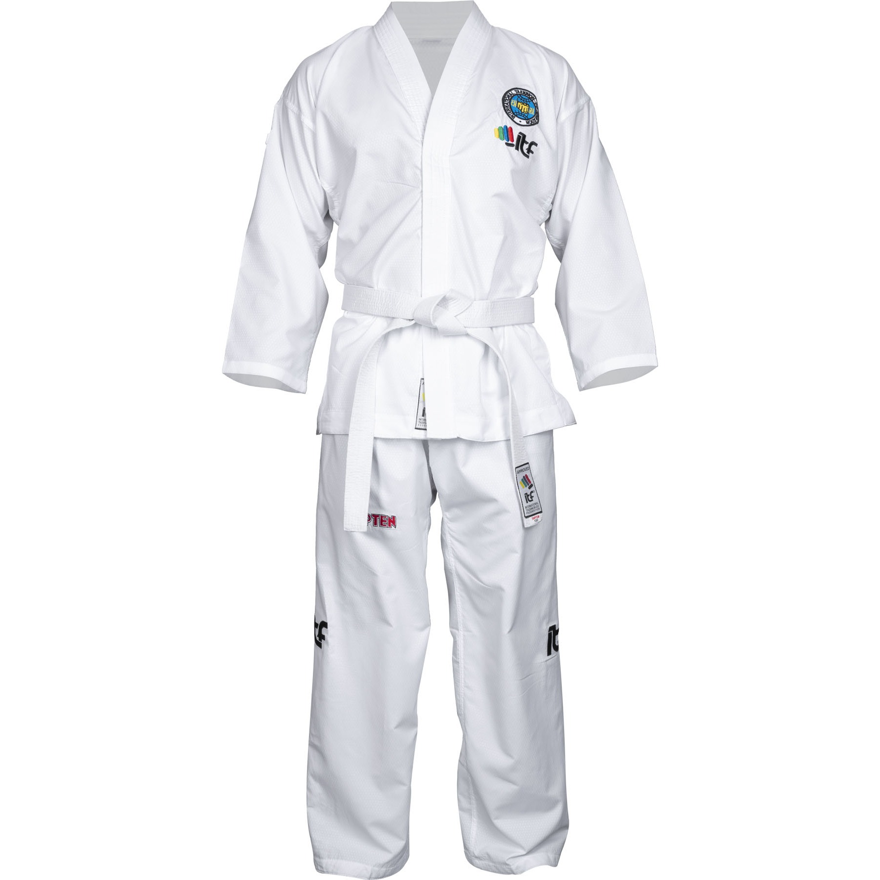 TOP TEN Taekwondopak - Diamond ITF Approved - Wit TOP TEN Taekwondopak - Diamond ITF Approved - Wit