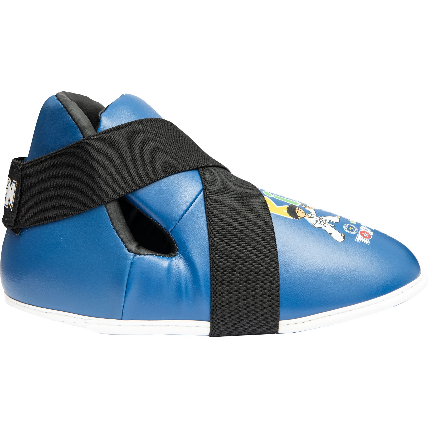 TOP TEN Taekwondo voetbeschermer - ITF Kids - Blauw - Afbeelding 2